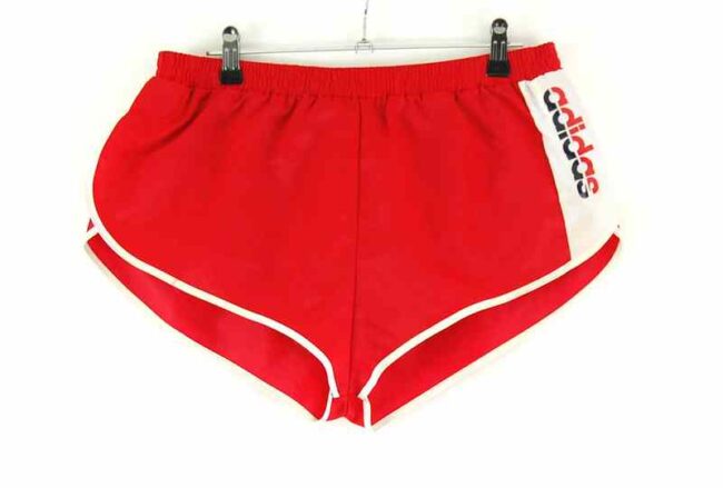 Red Adidas shorts