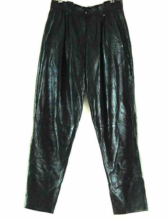 90s Leather Trousers