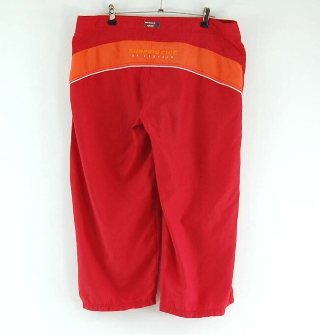 Red Kenvelo 3/4 length shorts back