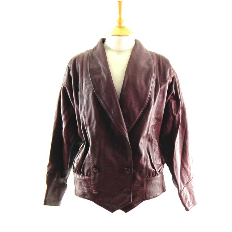 80s Brown Leather Jacket