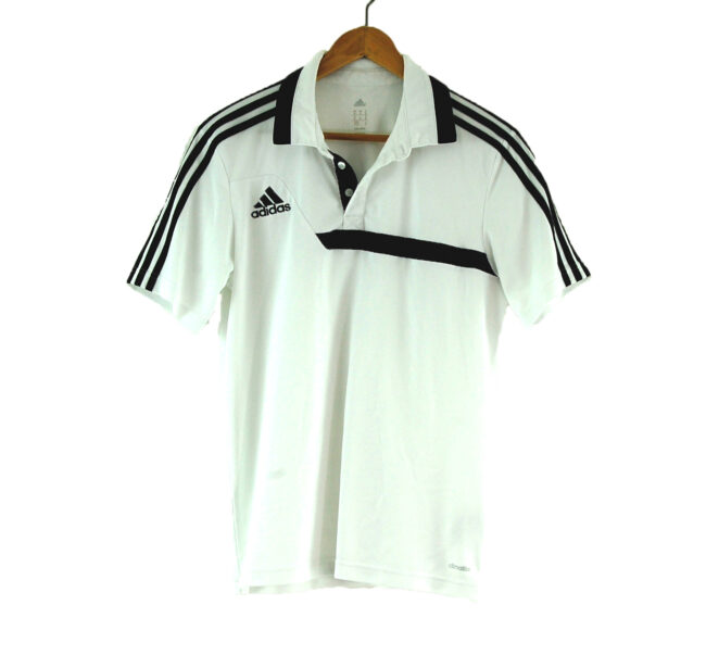 White Adidas Polo Shirt
