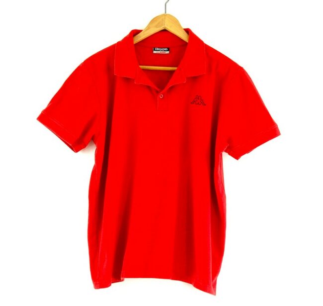 Red Kappa polo shirt