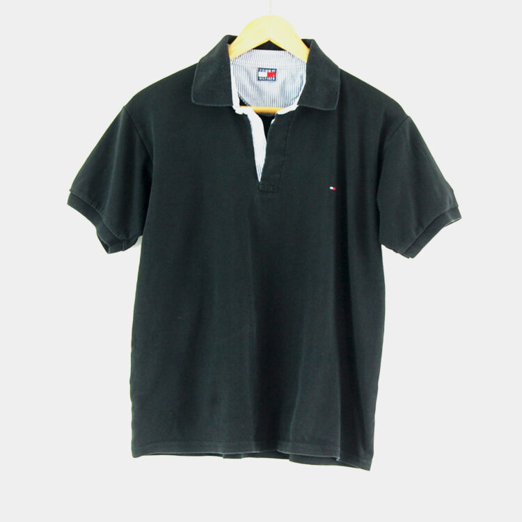 Black Tommy Hilfiger Polo Shirt