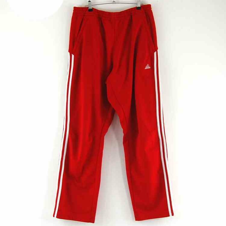 Red Adidas Tracksuit Bottoms