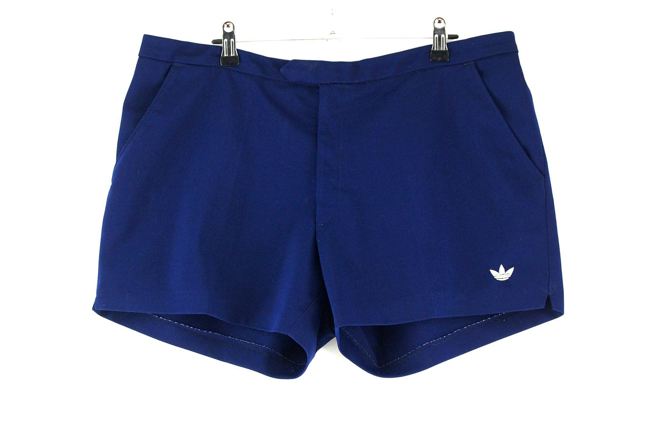 Adidas Mens Shorts UK M Blue 17 Vintage Clothing