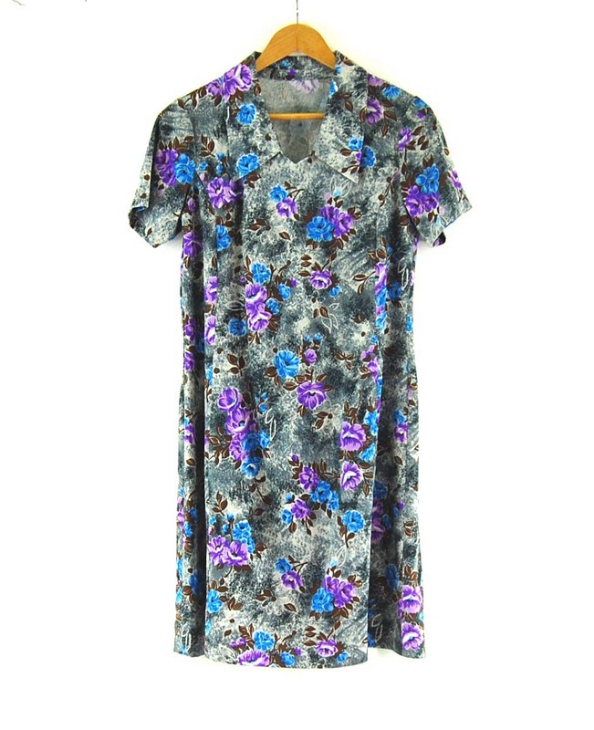 60s Floral Dress