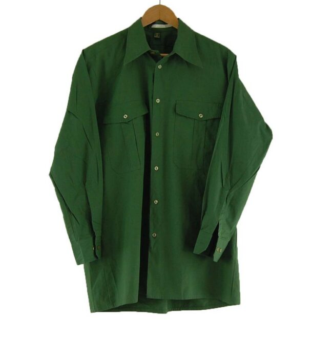 70s Green Safari Shirt