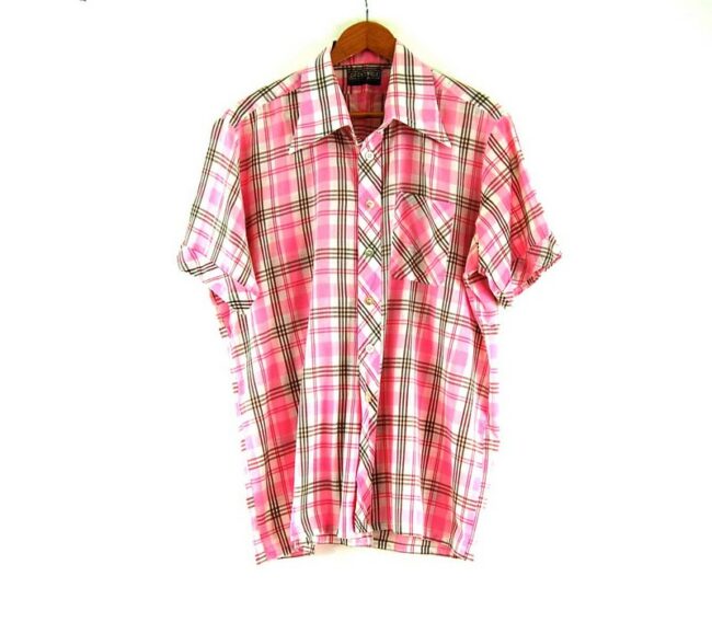 70s Pink Check Shirt