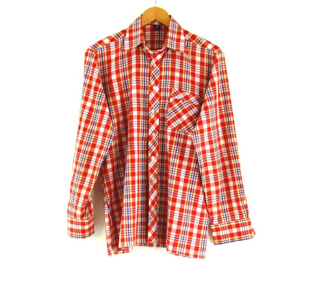 70s Red Check Shirt