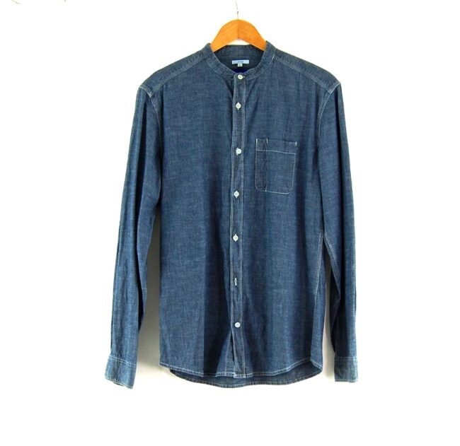 Blue Chambray Tunic Shirt