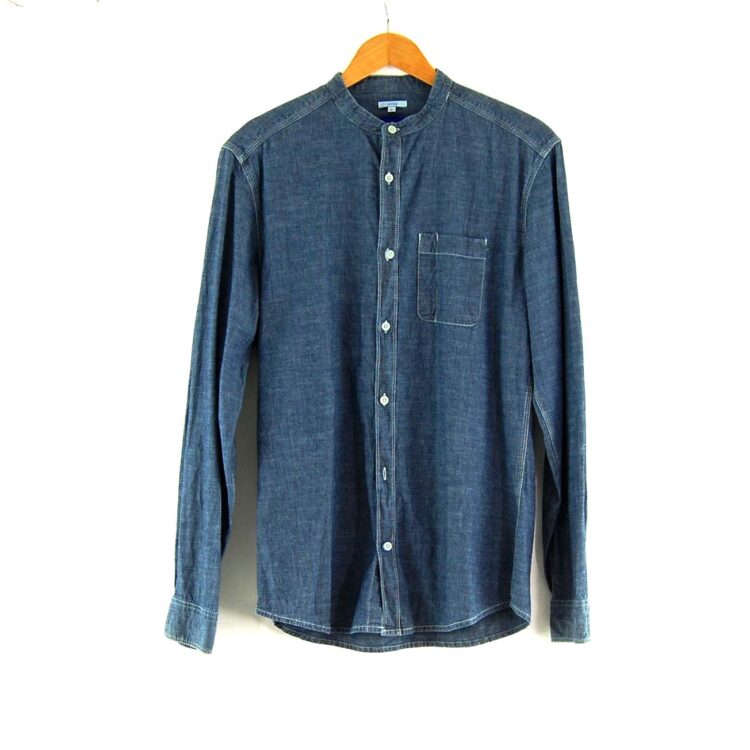 Blue Chambray Tunic Shirt