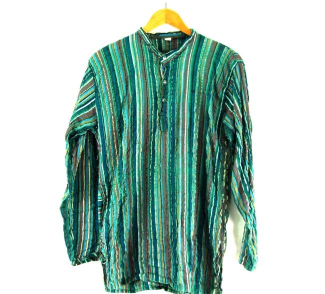 90s Striped Tunic Shirt