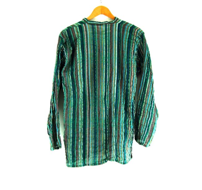 90s Striped Tunic Shirt Back