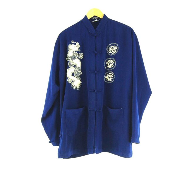 Blue Chinese Silk Jacket