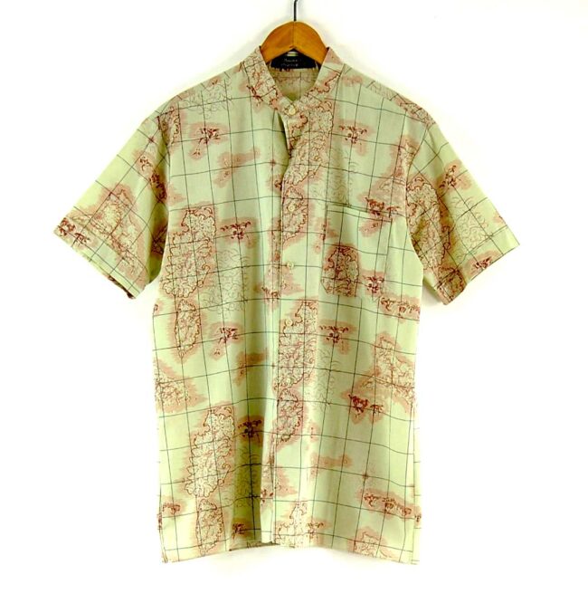70s Map Print Shirt