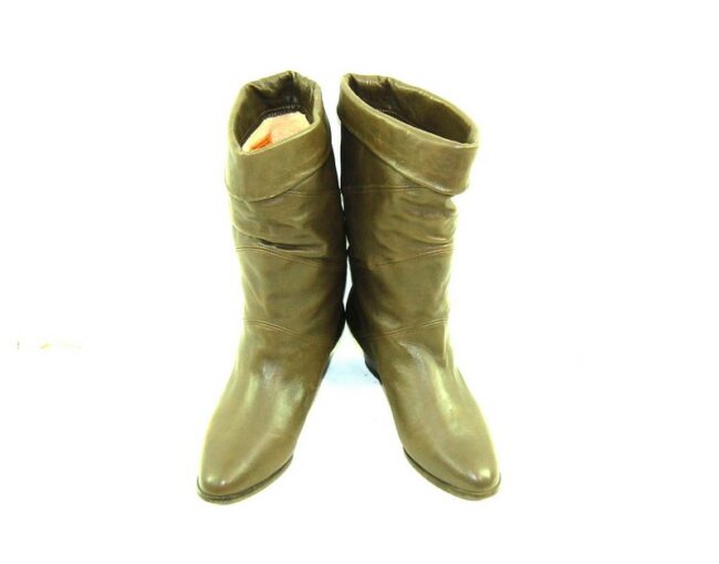 80s Khaki Green Boots
