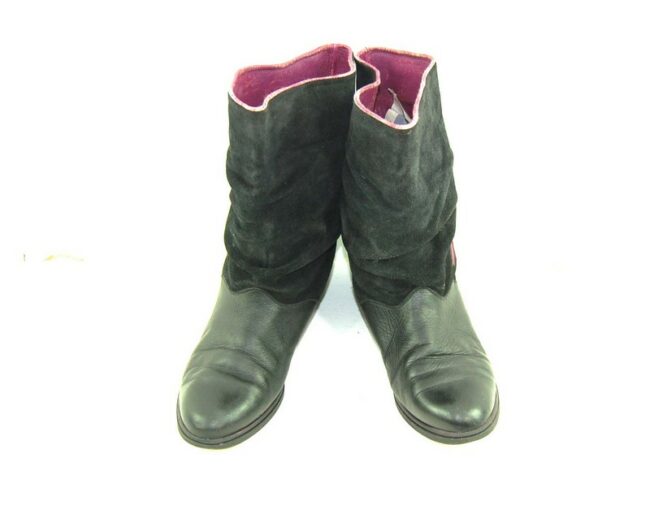 80s Woodway Suede Ankle Boots
