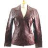 90s Brown Leather Jacket