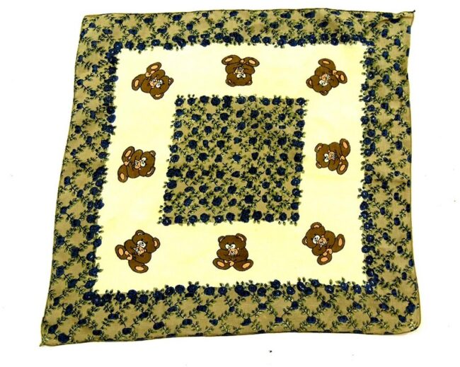 Floral Teddy Bear Bandana