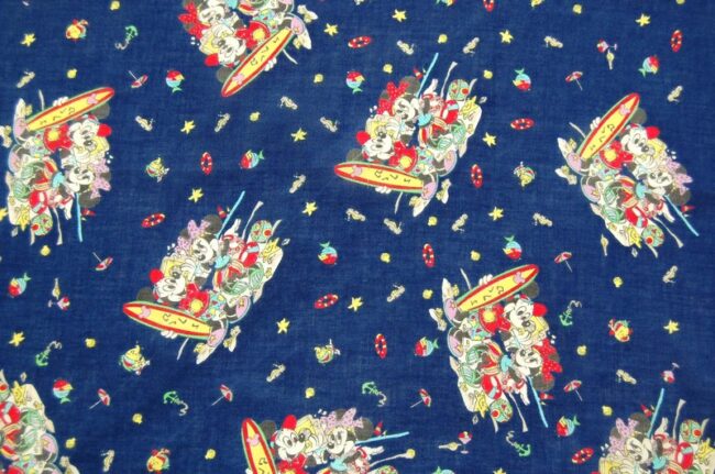 Close up of Vintage Disney Mickey Mouse Bandana