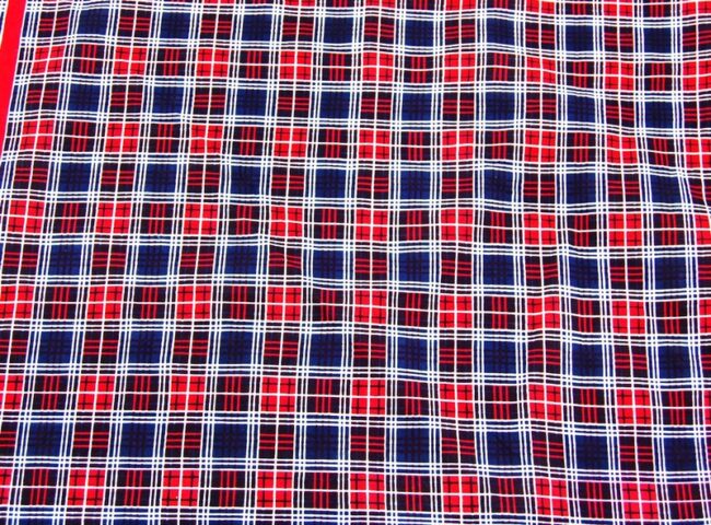 Close up Tartan Vintage Bandana