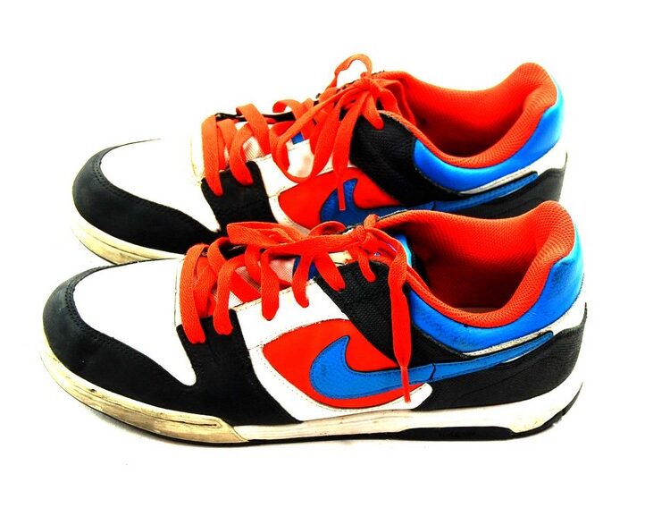 Black And Orange Nike Trainers