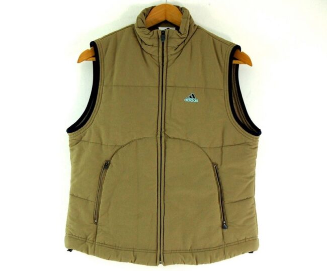 Sand Colored Adidas Womens Puffer Vest