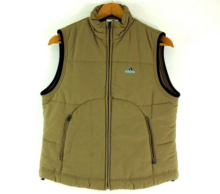 Sand Colored Adidas Womens Puffer Vest