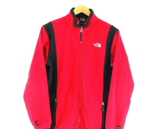 Red North Face Fleece