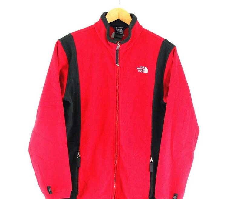 Red North Face Fleece