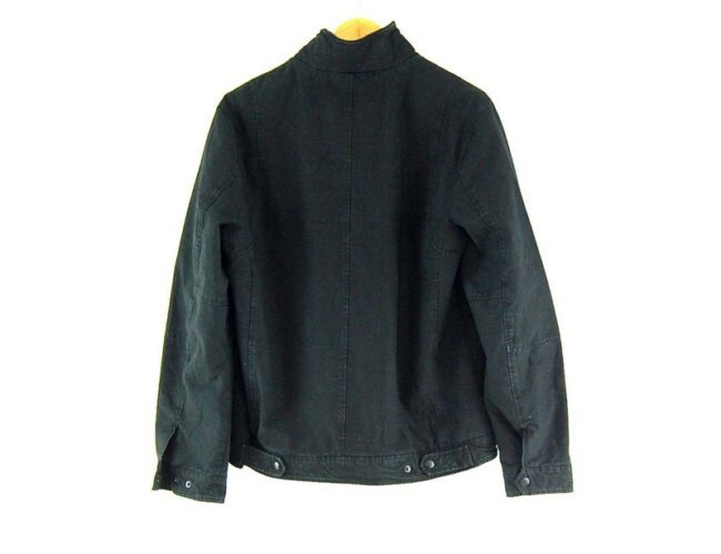 Back of Mens Levis Black Military Jacket