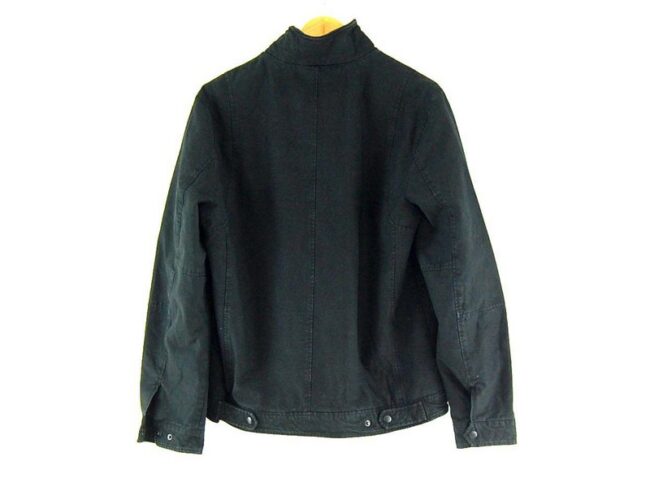 Back of Mens Levis Black Military Jacket