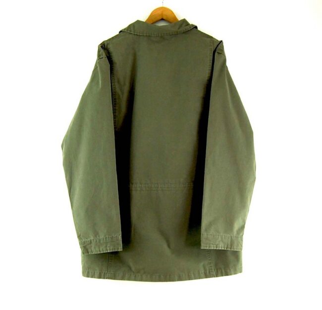 Back of Mens Olive Timberland Field Jacket