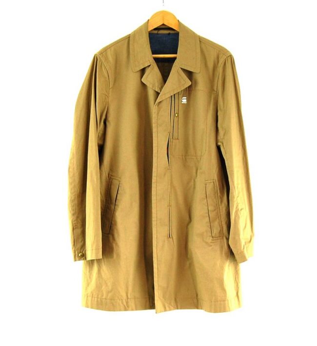 Mens Brown G Star Raw Coat