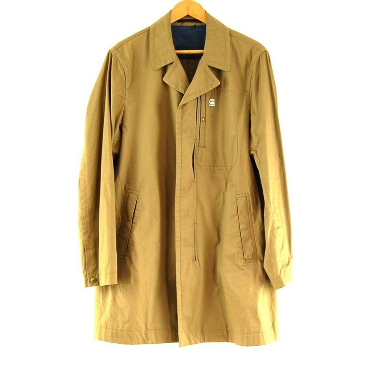 Mens Brown G Star Raw Coat