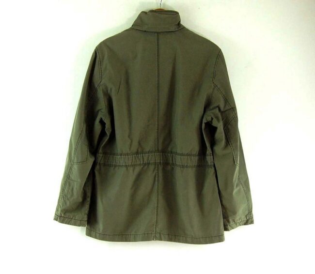 Back of Mens Tommy Hilfiger Green Jacket