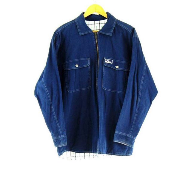 Mens Blue Quicksilver Reversible Jacket