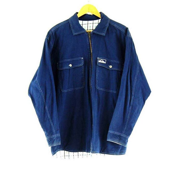 Mens Blue Quicksilver Reversible Jacket