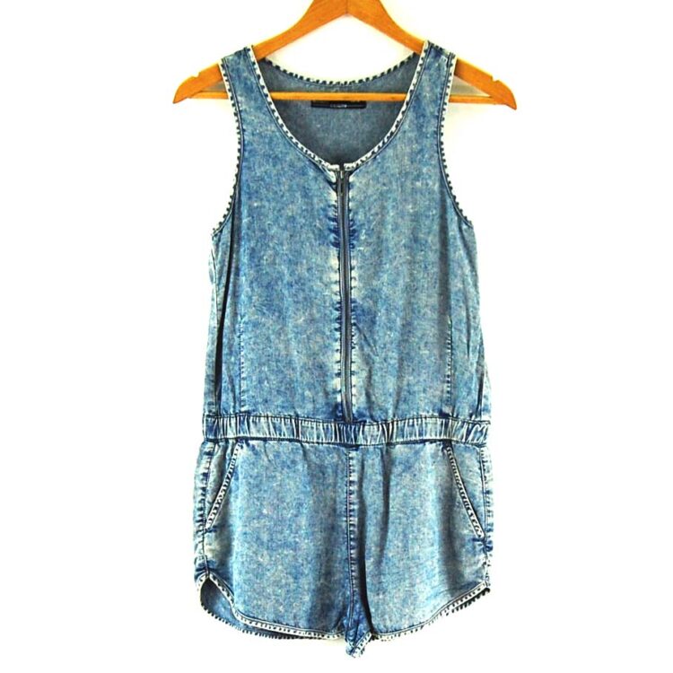 90s Denim Playsuit