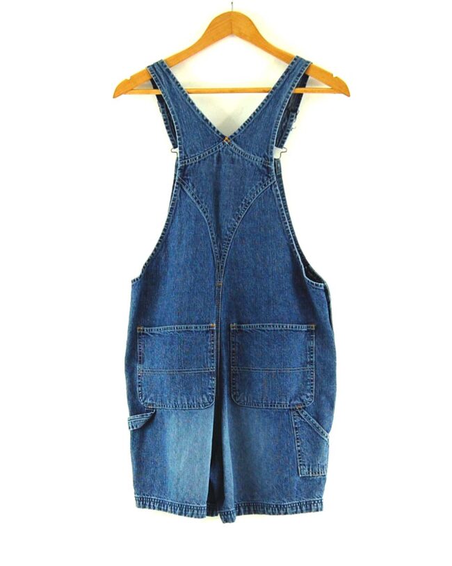 Back of 90s Dungaree Shorts