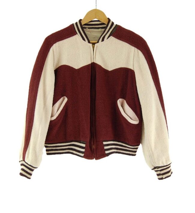 50s Reversible Vintage Baseball Jacket