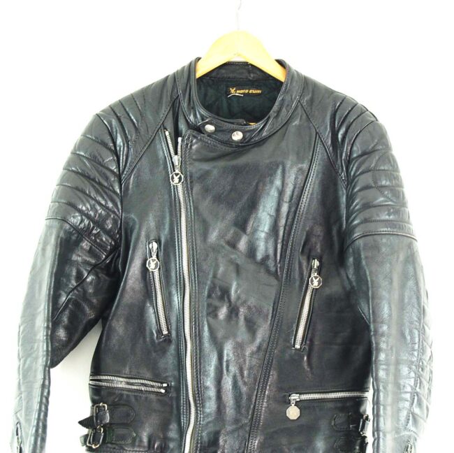 Moto Cuir Biker jacket Close Up