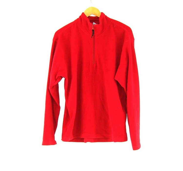 Old Navy Red Zip Front Fleece