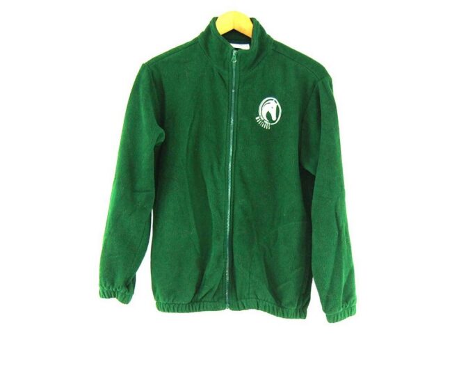 Green Mustangs Retro Fleece Mens