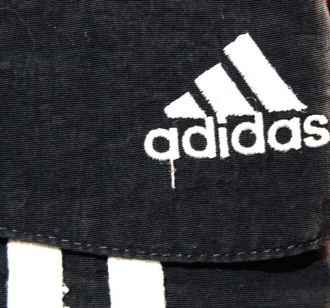 Close up of Black Adidas Shorts Mens