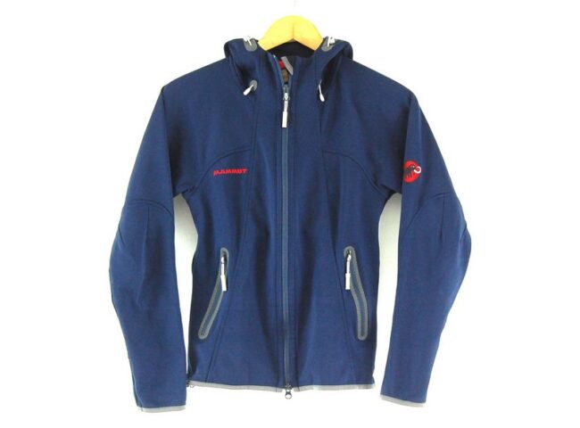 Womens Navy Blue Mammut Hoodie