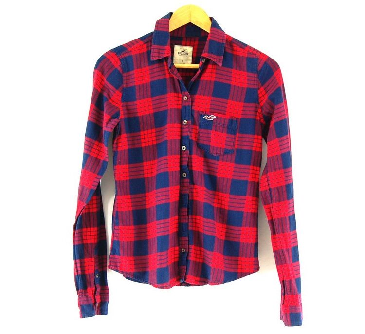 Plaid Hollister Ladies Shirt