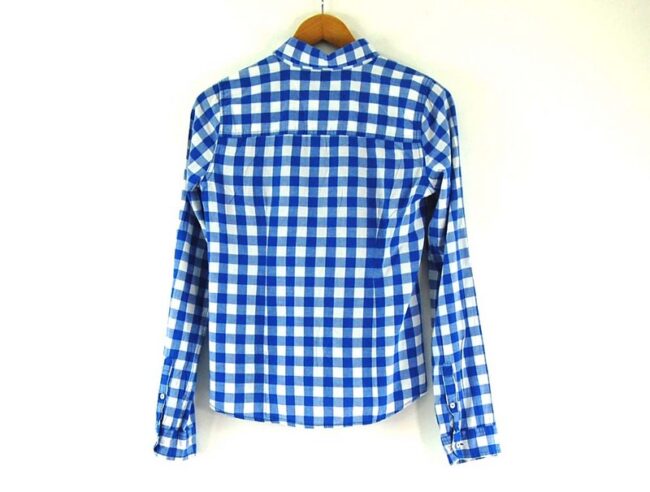 Back of Checked Hollister Ladies Shirt