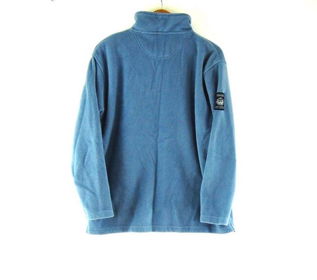 Back of Blue Eisenegger Mens Vintage Fleece