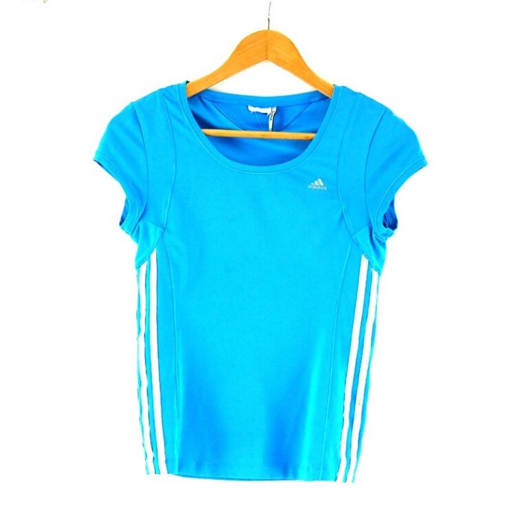 Ladies Blue Climacool Adidas Top